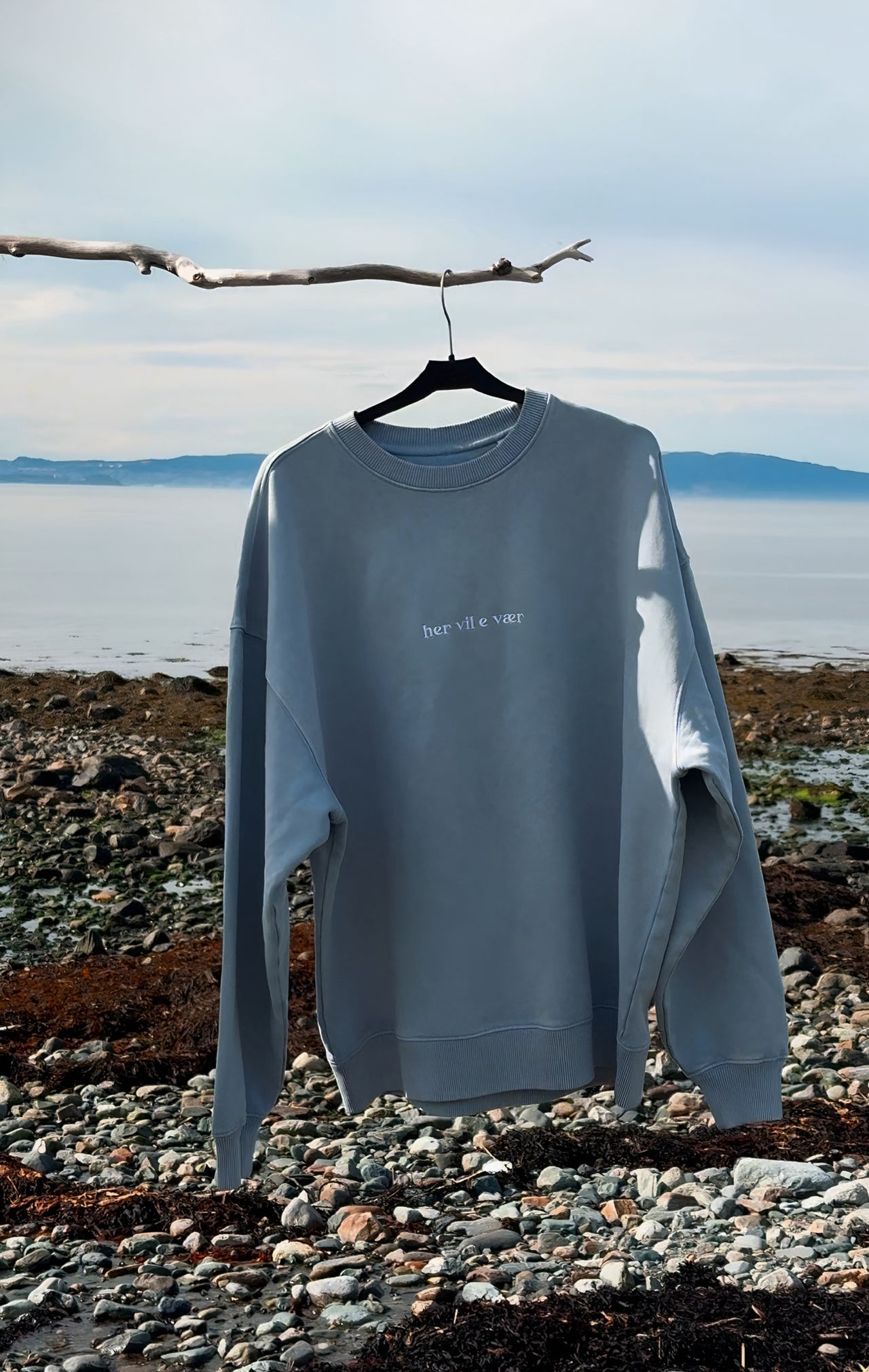 Her vil e vær crewneck