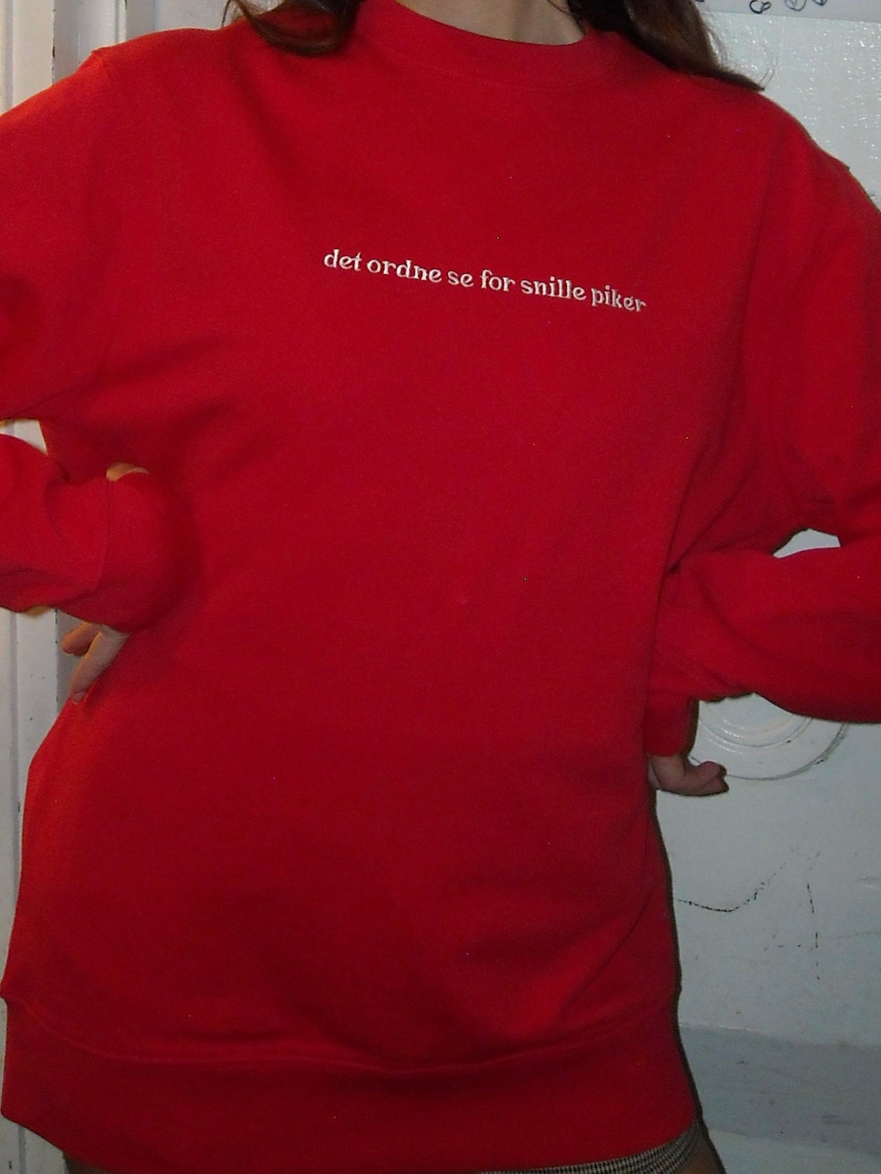 Det ordne se for snille piker Crewneck
